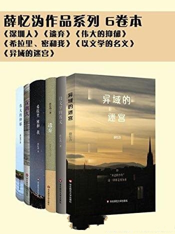 《薛忆沩作品》共6册/深圳人+遗弃+异域的迷宫等6册合集