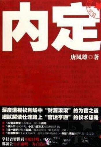 《内定》唐凤雄/透视官场中人财源滚滚权术谋略