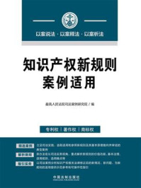 《知识产权新规则案例适用》-最高人民法院司法案例研究院