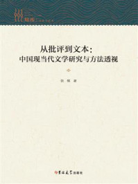 《从批评到文本：中国现当代文学研究与方法透视》-张慎