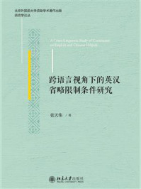 《跨语言视角下的英汉省略限制条件研究》-张天伟